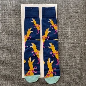 Foot cardigan dinosaur t-Rex socks funky